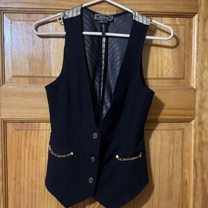Guess Black and Gold Vest